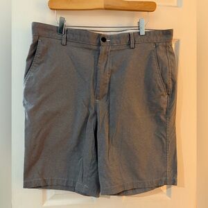 FJ Footjoy men’s grey nylon golf shorts size 36 9” inseam